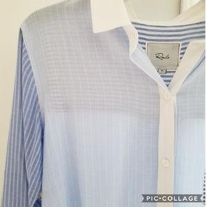 Rails blouse sheer size medium
